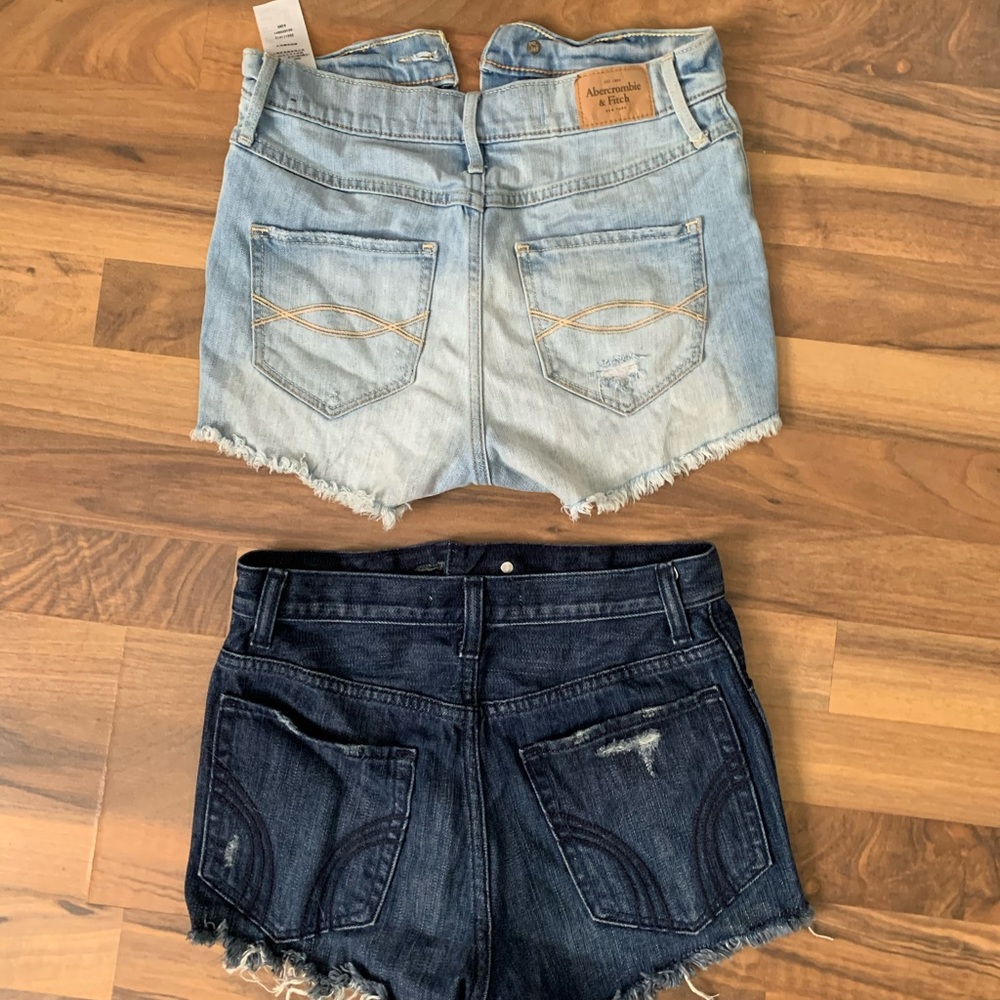 Abercrombie/Hollister Jean shorts bundle